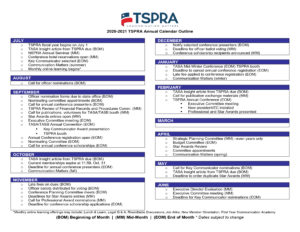 TSPRA Office Calendar